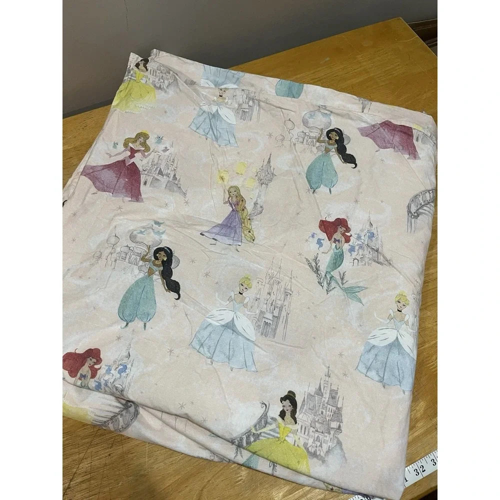 Pottery Barn Kids Disney‎ Princesses Full/Queen Duvet Cover 100% Cotton